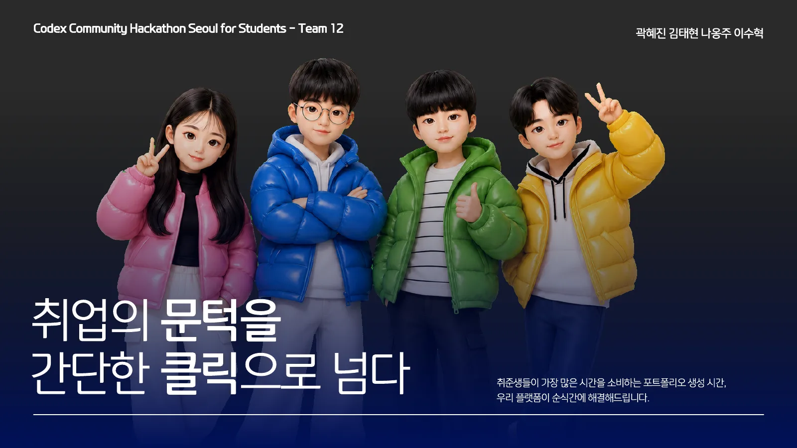 표지 — 취업의 문턱을 간단한 클릭으로 넘다